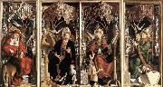 Altarpiece of the Church Fathers PACHER, Michael